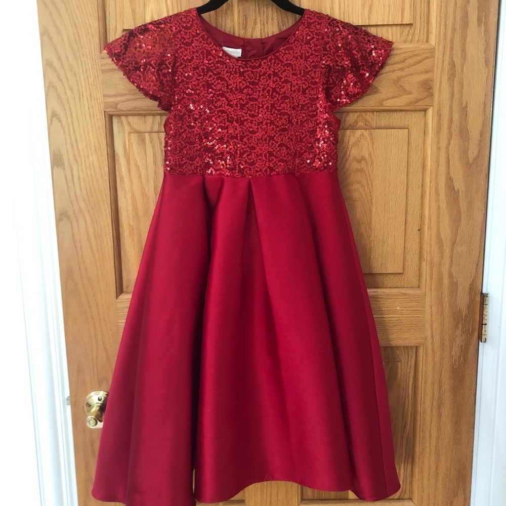 Monsoon red girls dress